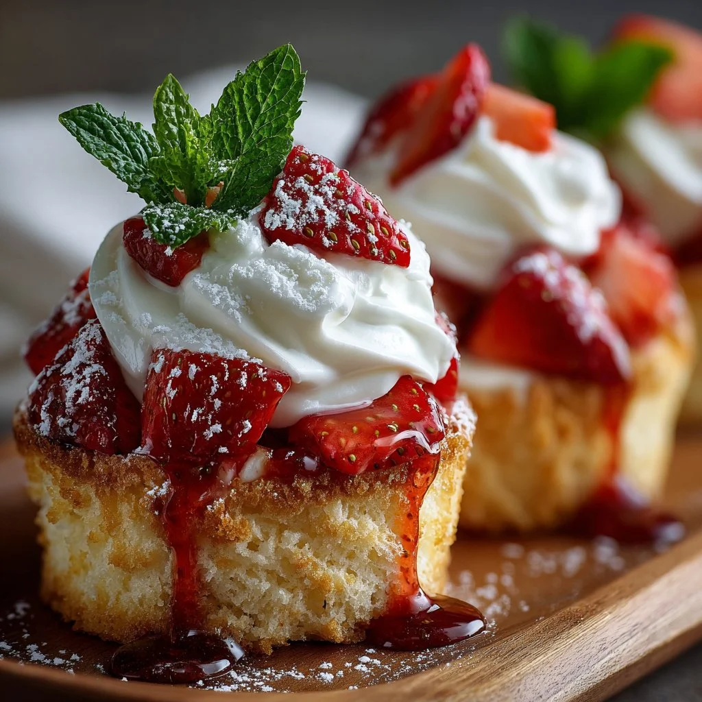 Quick Strawberry Shortcake Cups