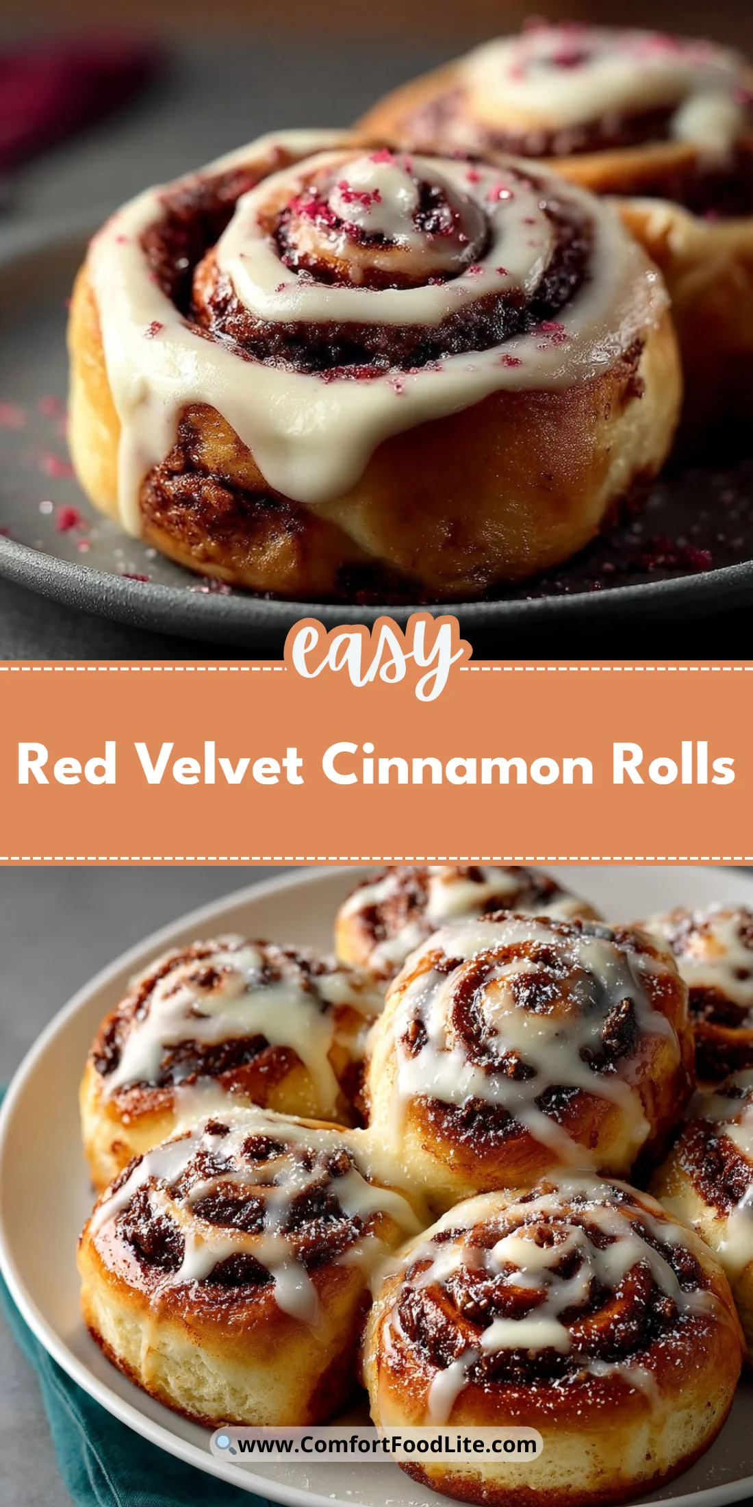 Red Velvet Cinnamon Rolls