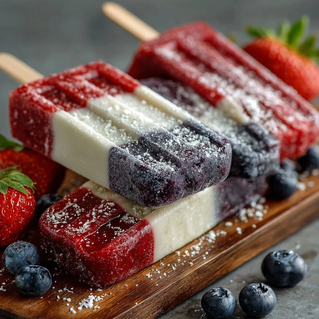 Red White & Blue Popsicles