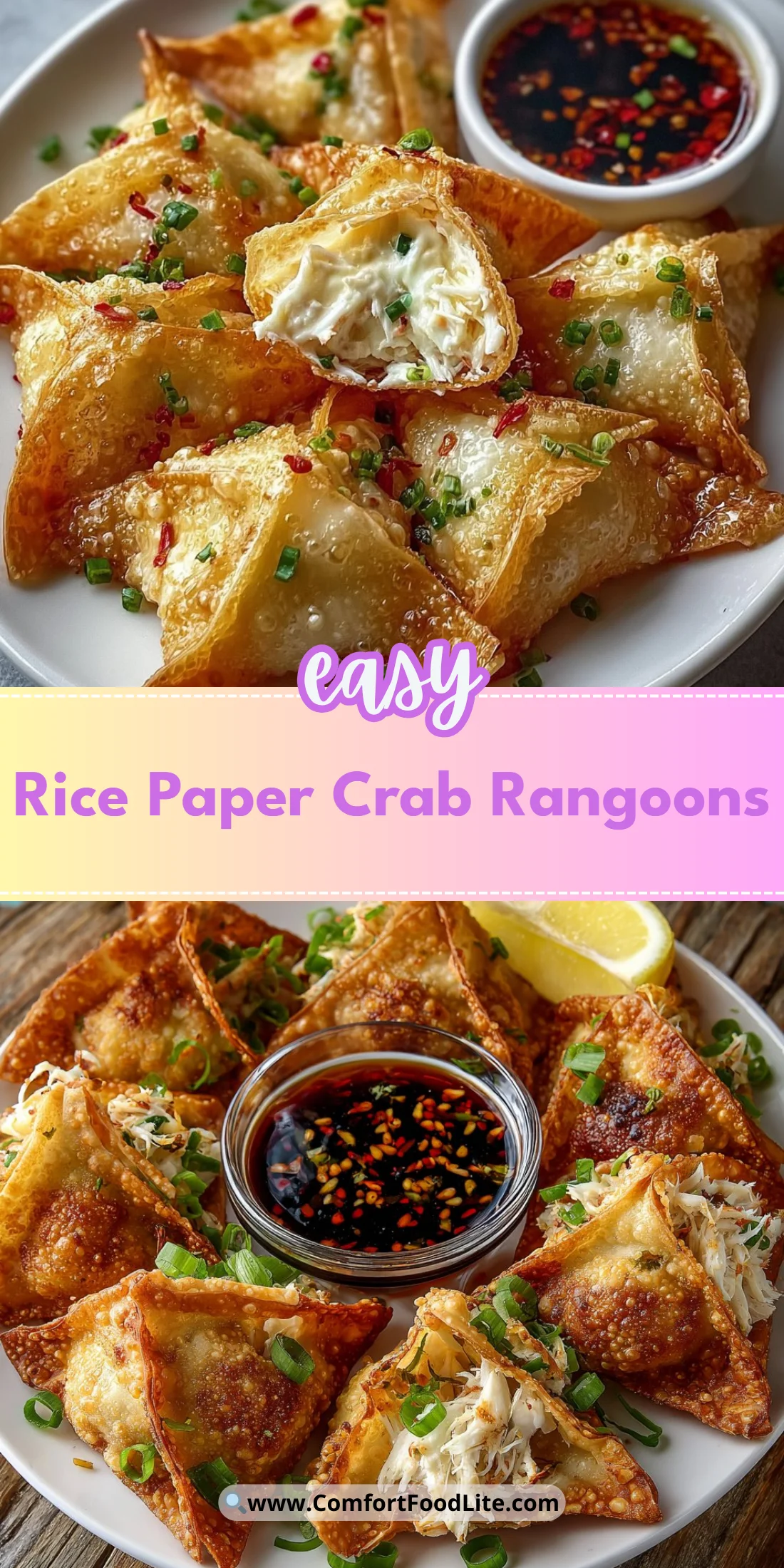 Rice Paper Crab Rangoons