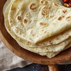 Delicious homemade sourdough tortillas made from sourdough discard