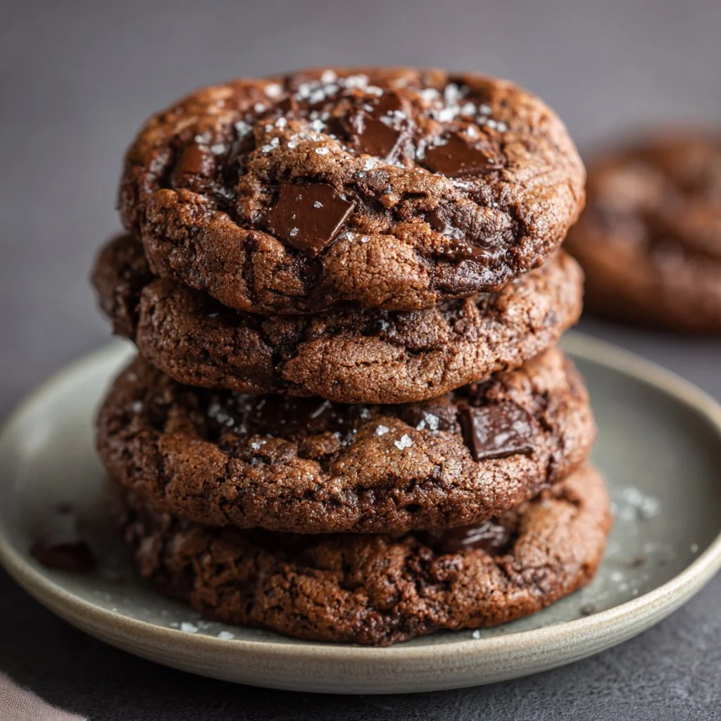 Sourdough Double Chocolate Chip Cookies