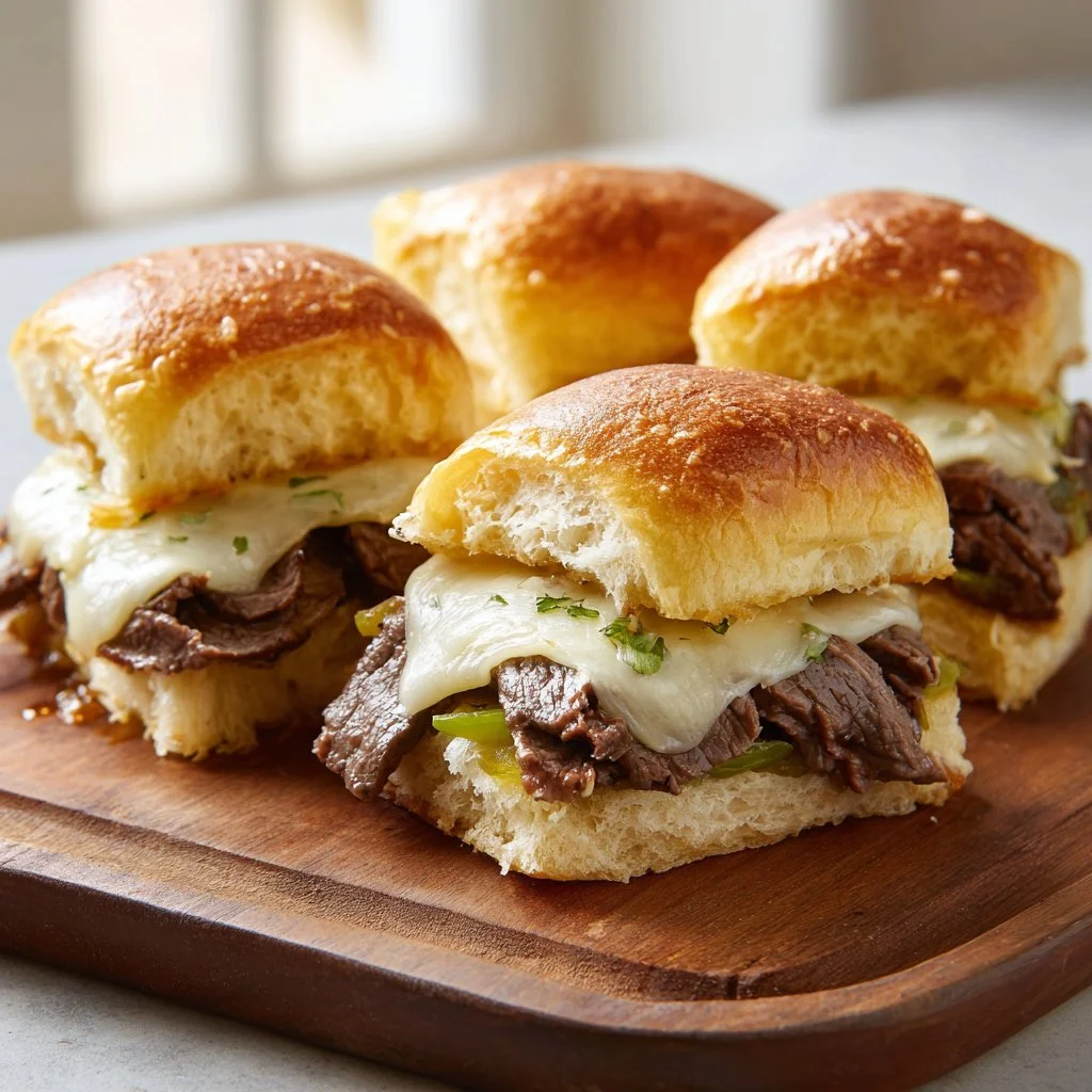 Steak and Cheese Sliders