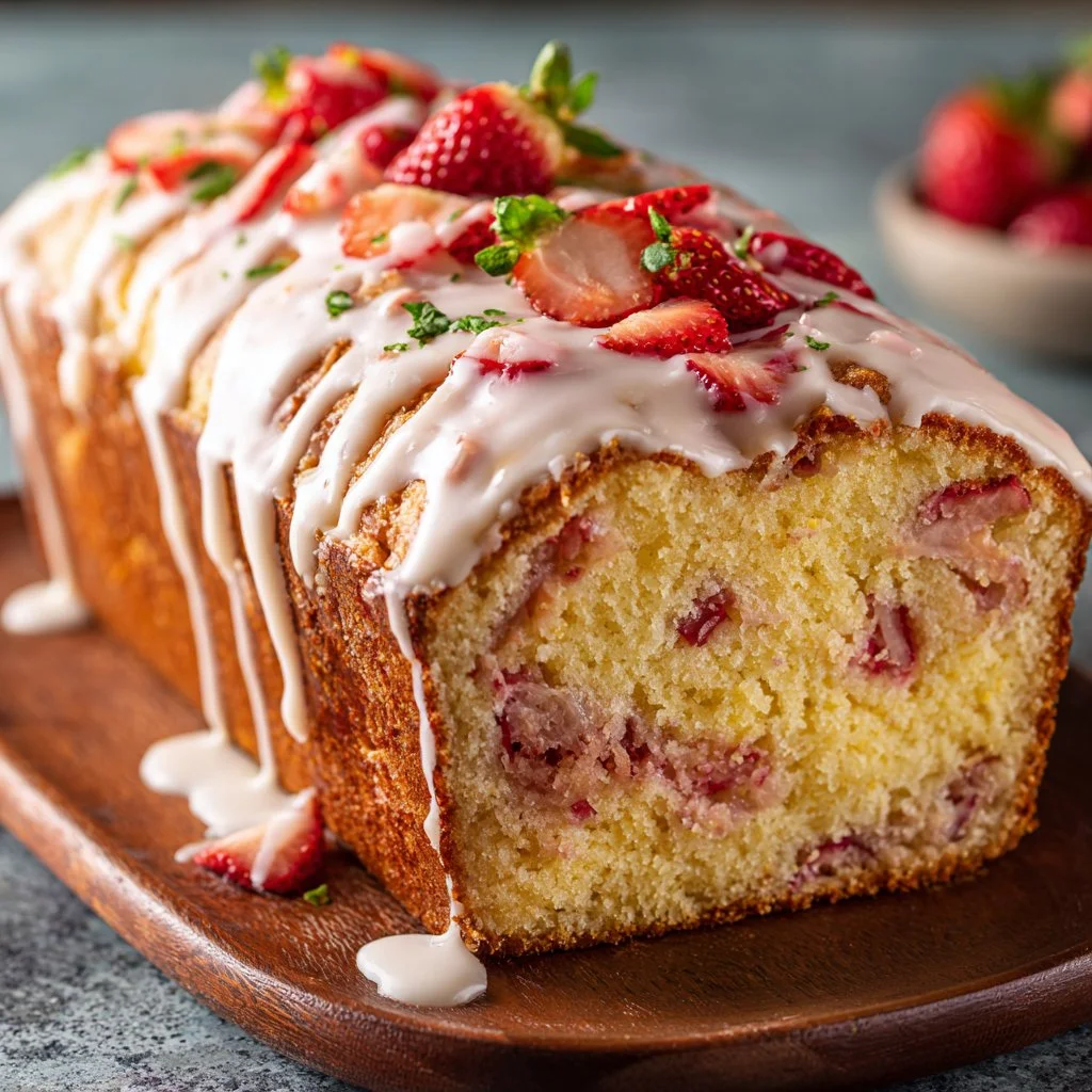 Strawberry Honeybun Cake