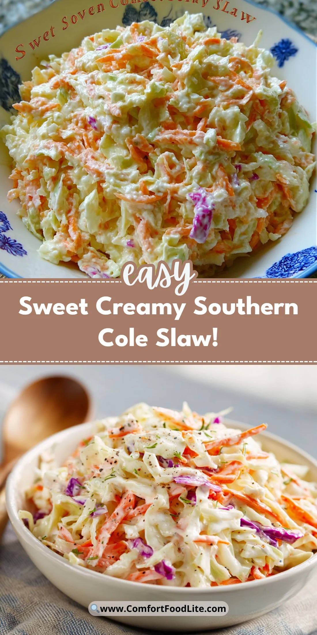 Sweet Creamy Southern Cole Slaw!