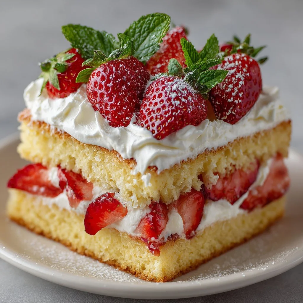 Unforgettable Strawberry Shortcake Cake in 5 Simple Steps