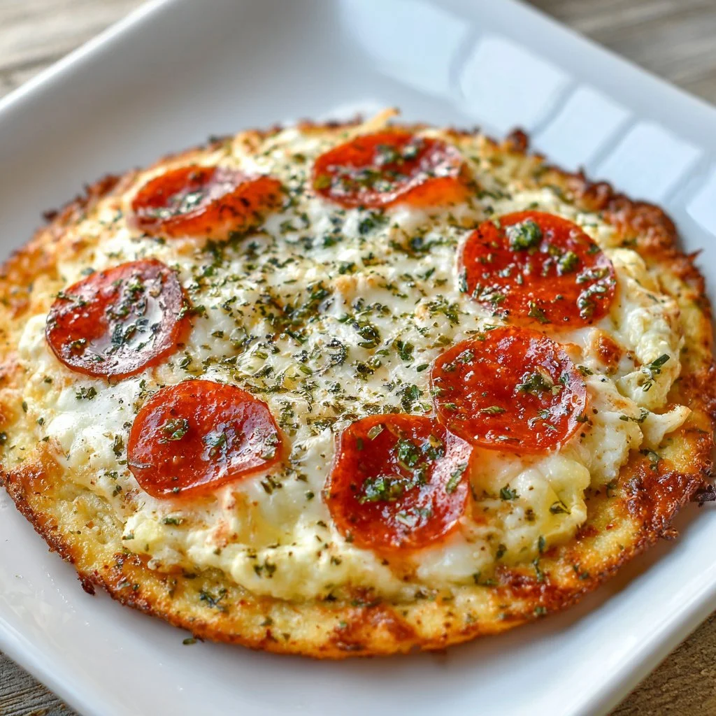 Viral Cottage Cheese Flatbread Pizza