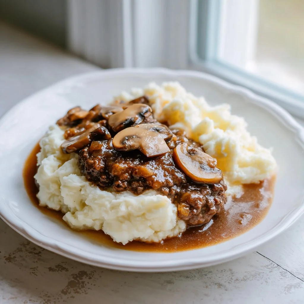 Amish Hamburger Steak Bake