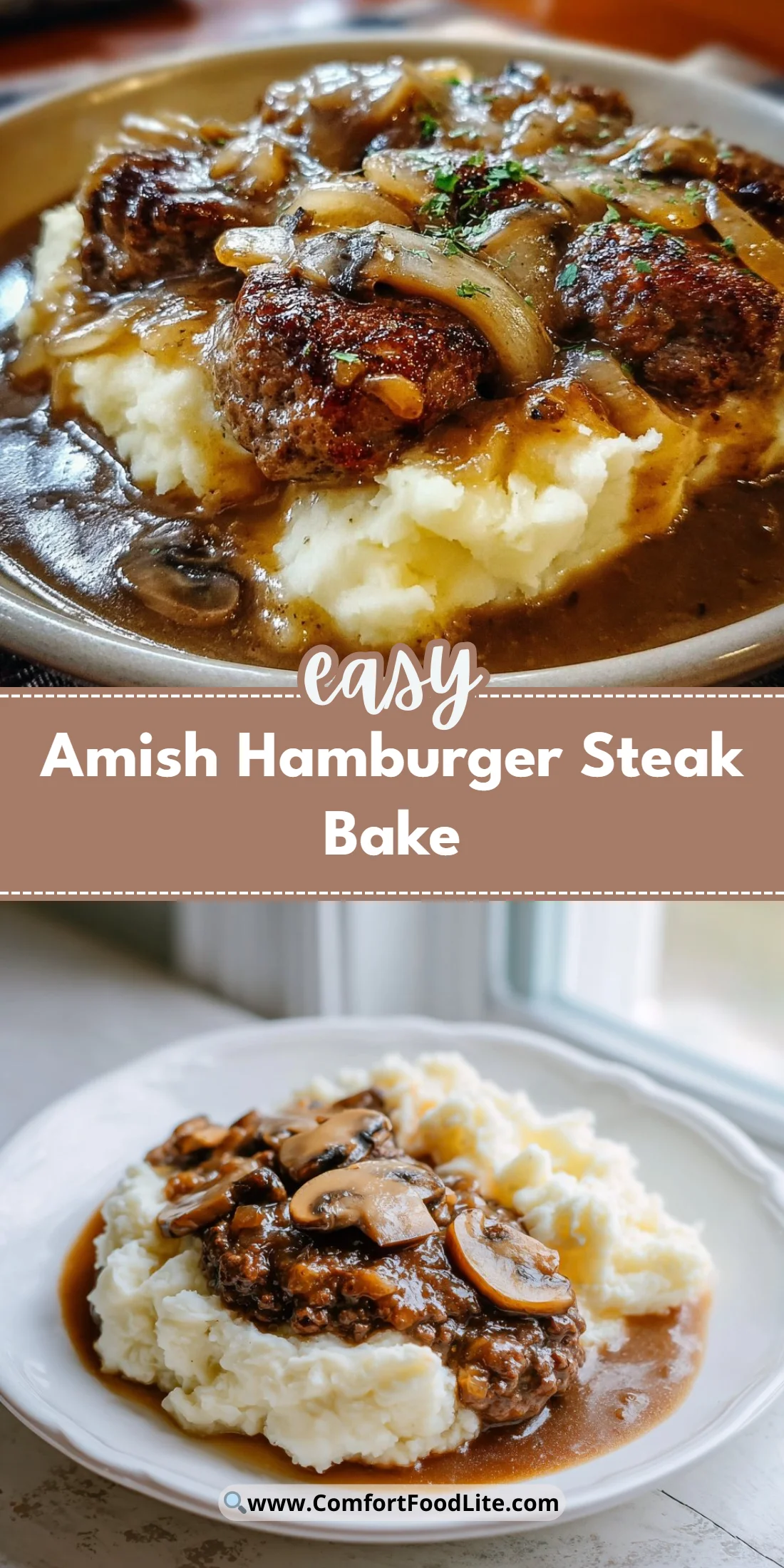 Amish Hamburger Steak Bake