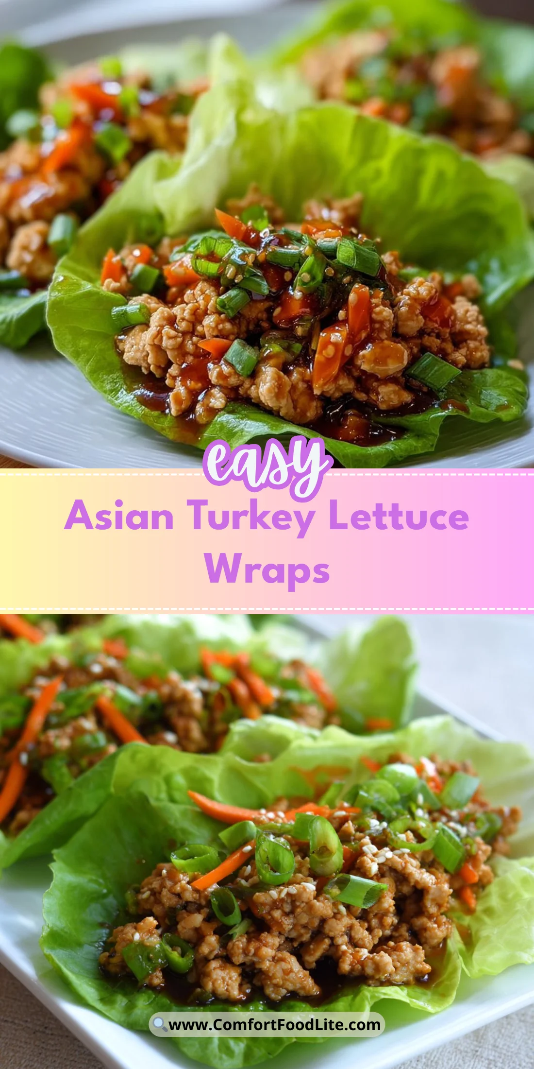 Asian Turkey Lettuce Wraps
