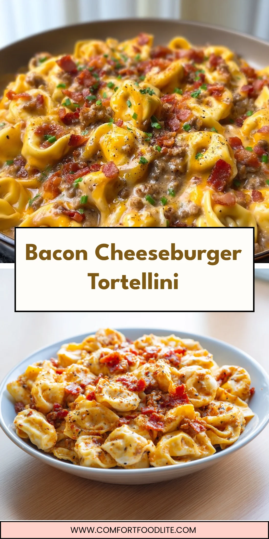 Bacon Cheeseburger Tortellini