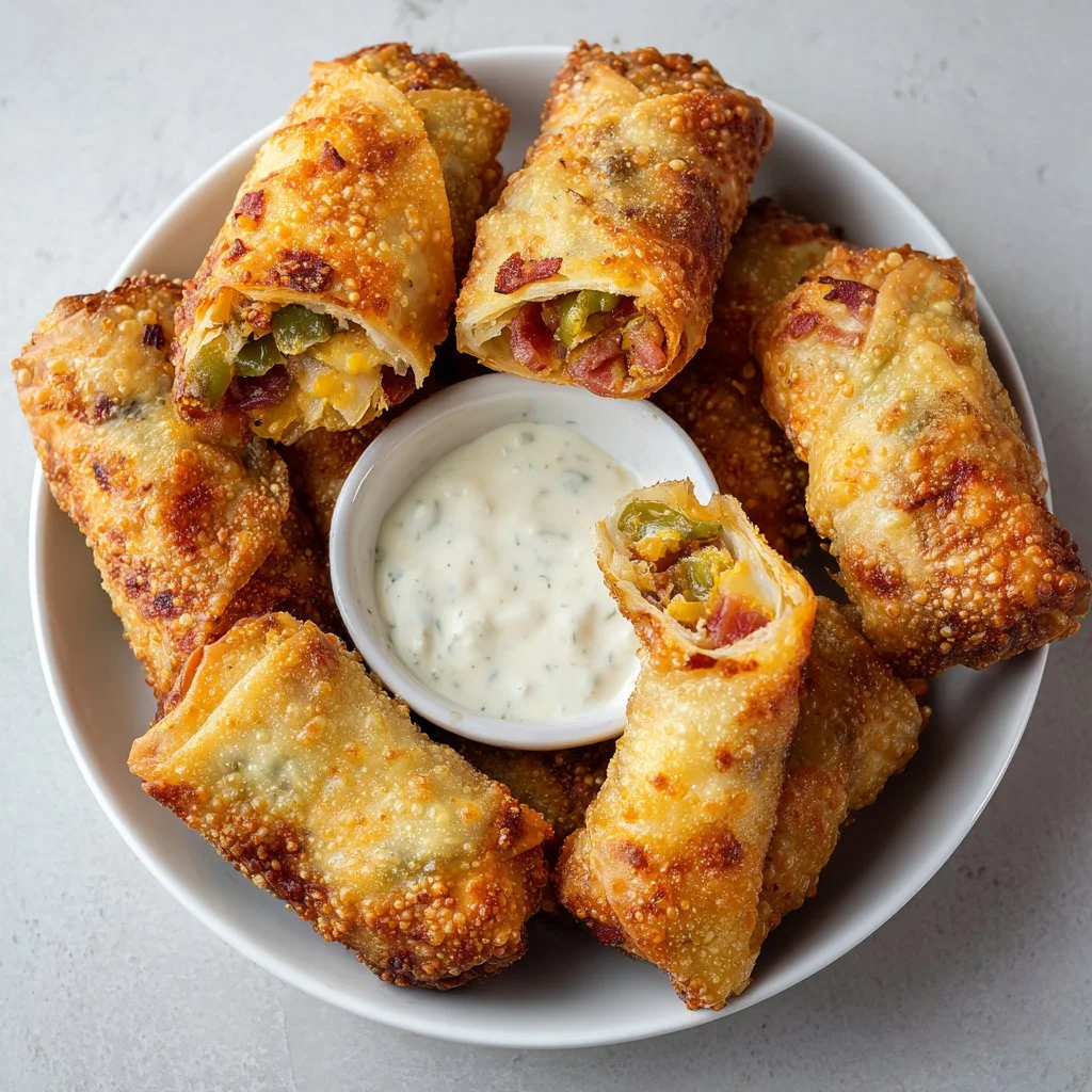 Bacon Jalapeño Popper Eggrolls