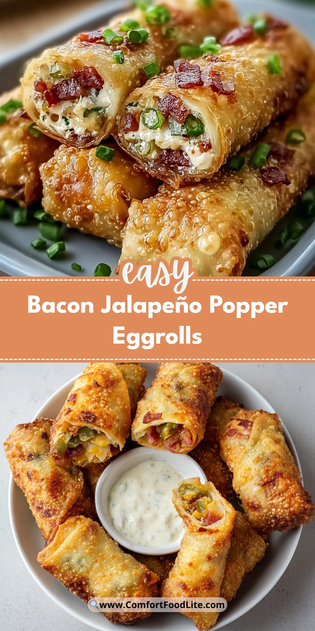 Bacon Jalapeño Popper Eggrolls