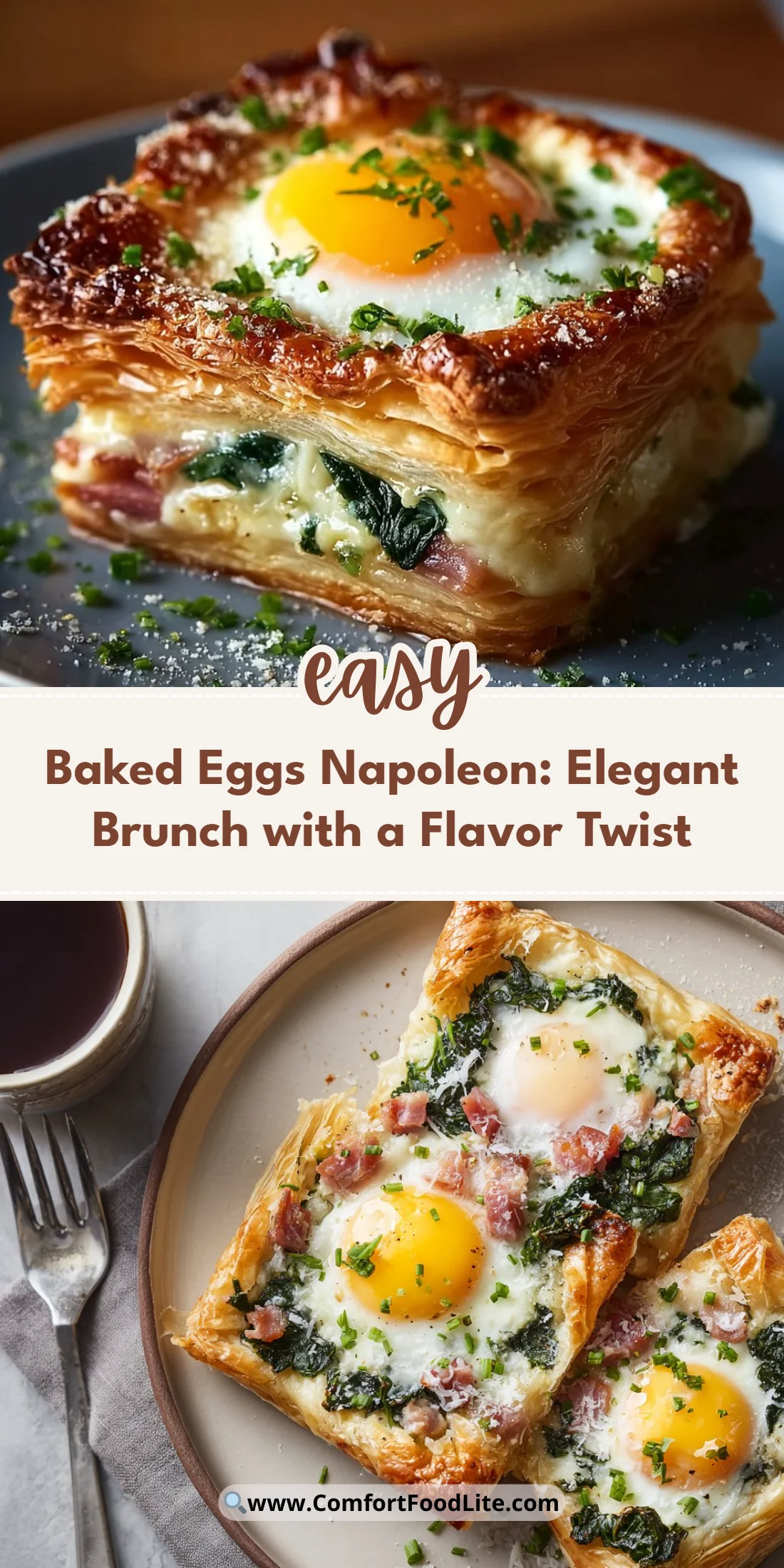 Baked Eggs Napoleon: Elegant Brunch with a Flavor Twist