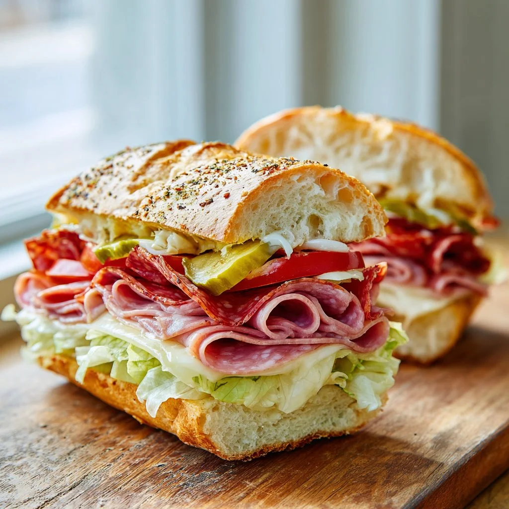 Baked Italian Sub Sandwiches