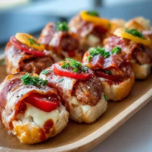 A variety of bite-sized sandwiches arranged on a platter.