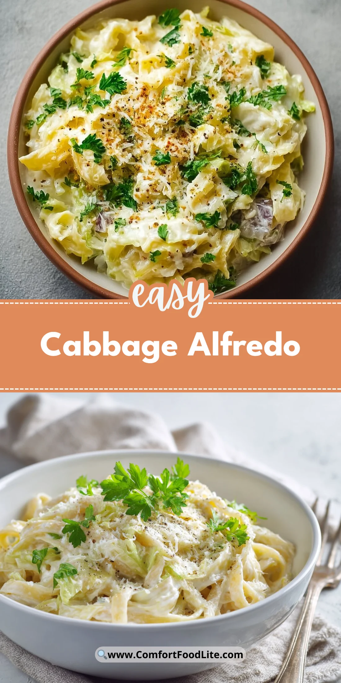 Cabbage Alfredo