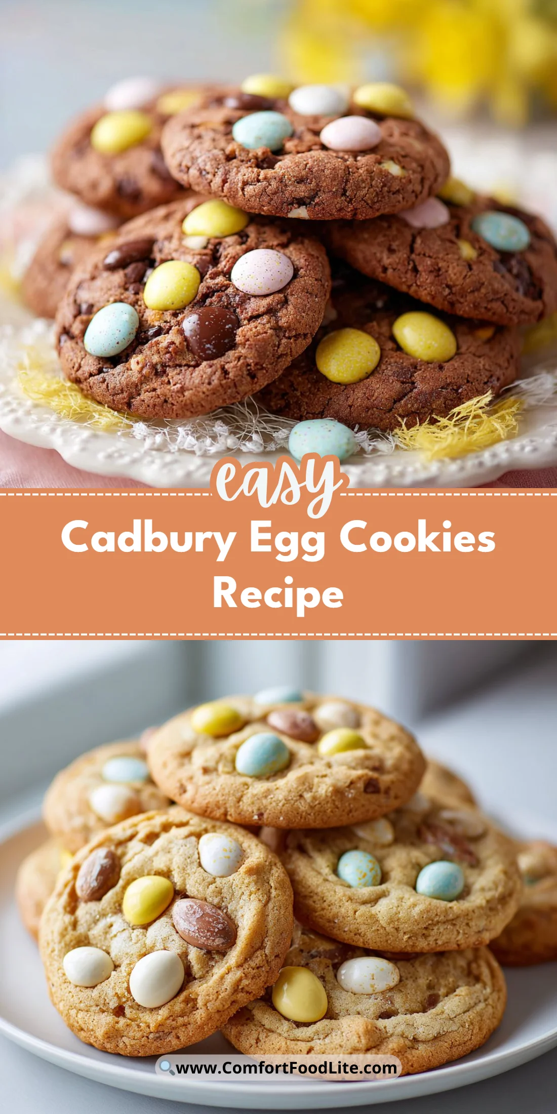 Cadbury Egg Cookies Recipe