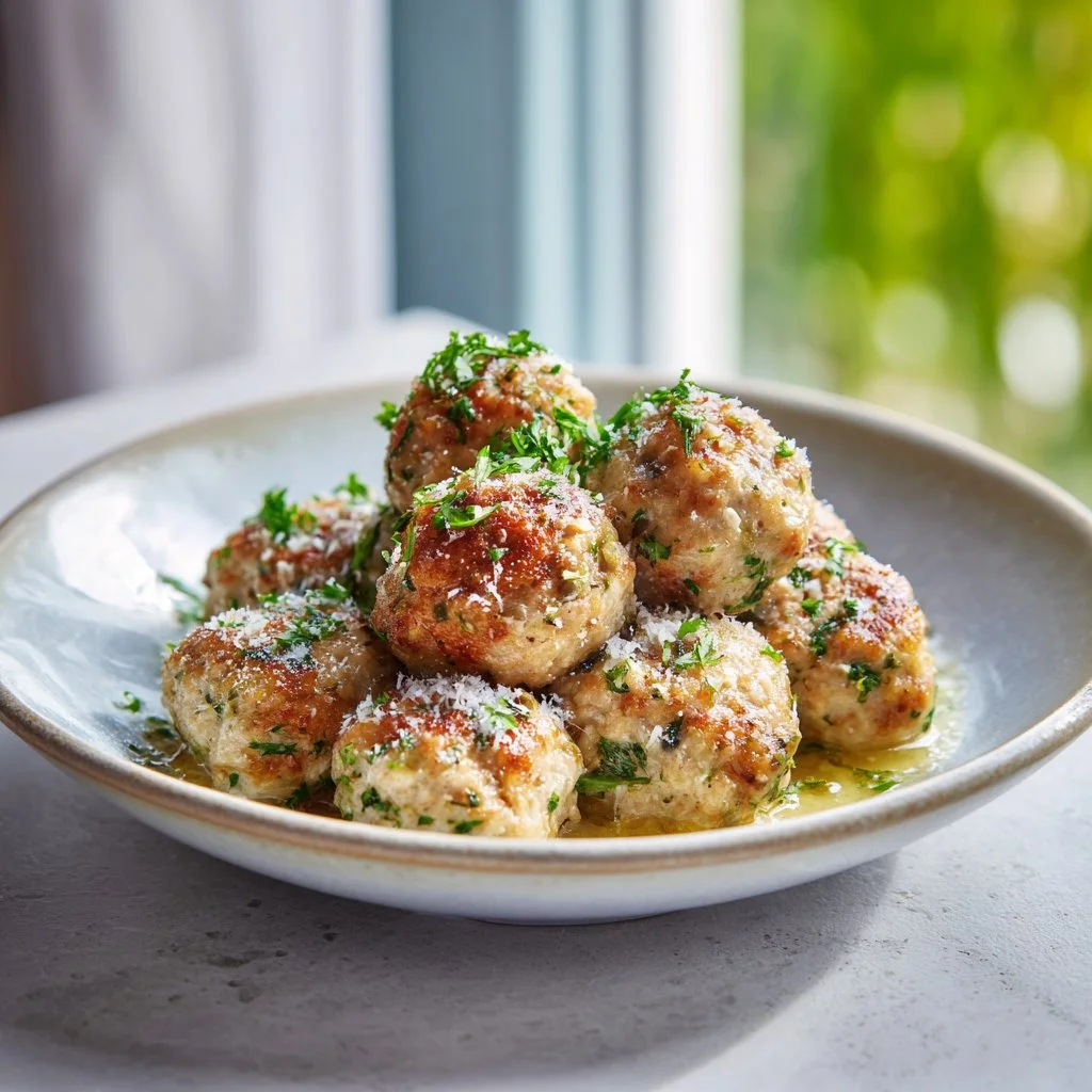 Chicken Piccata Meatballs