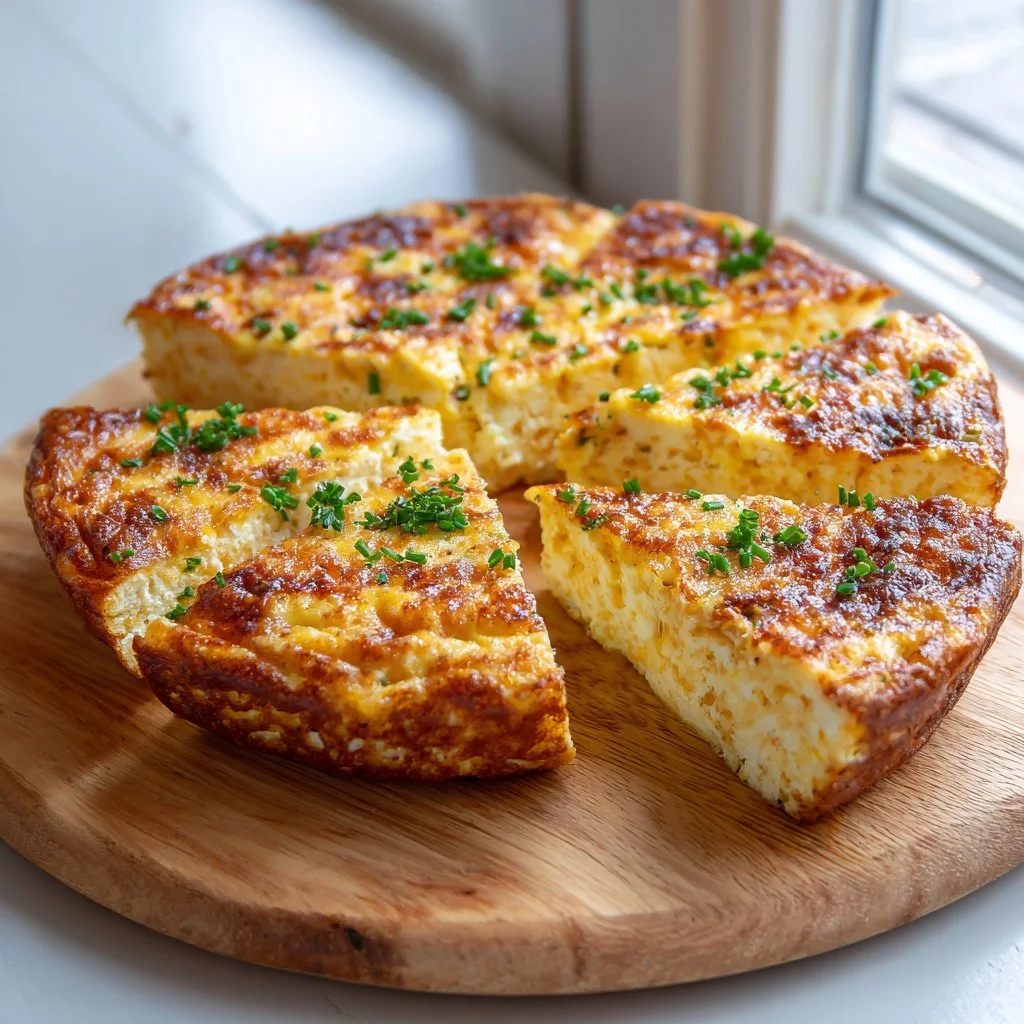 Cottage Cheese Crustless Quiche