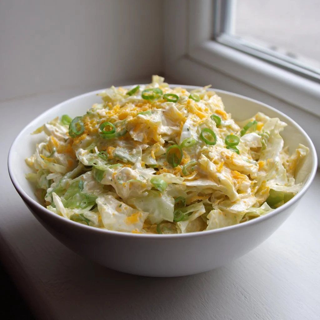Creamy Cabbage and Cheddar Side Dish