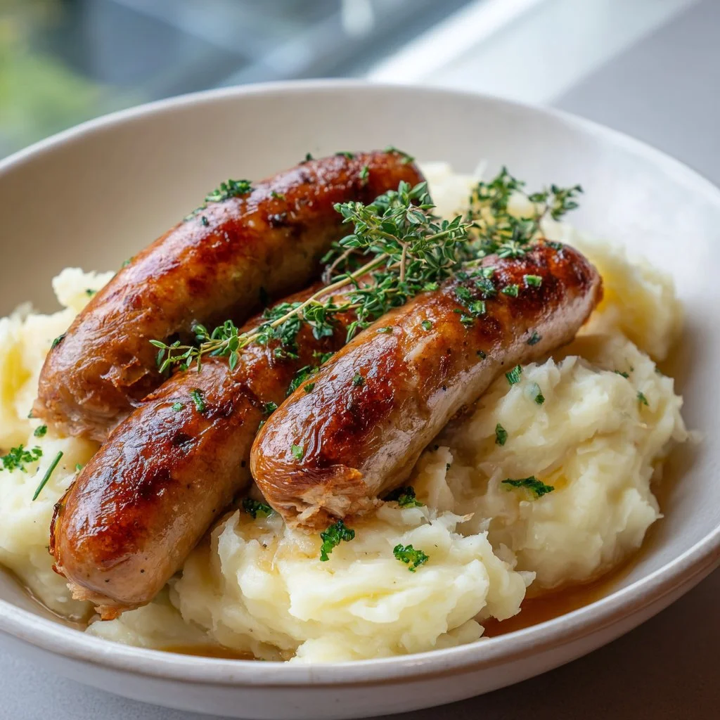 Crispy St. Patrick's Irish Sausages and Mashed Potatoes Cups
