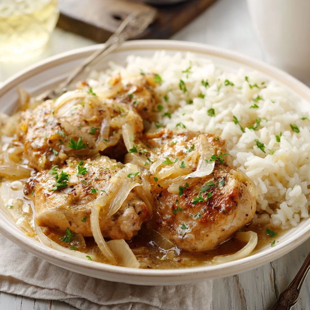 Crock-Pot French Onion Chicken