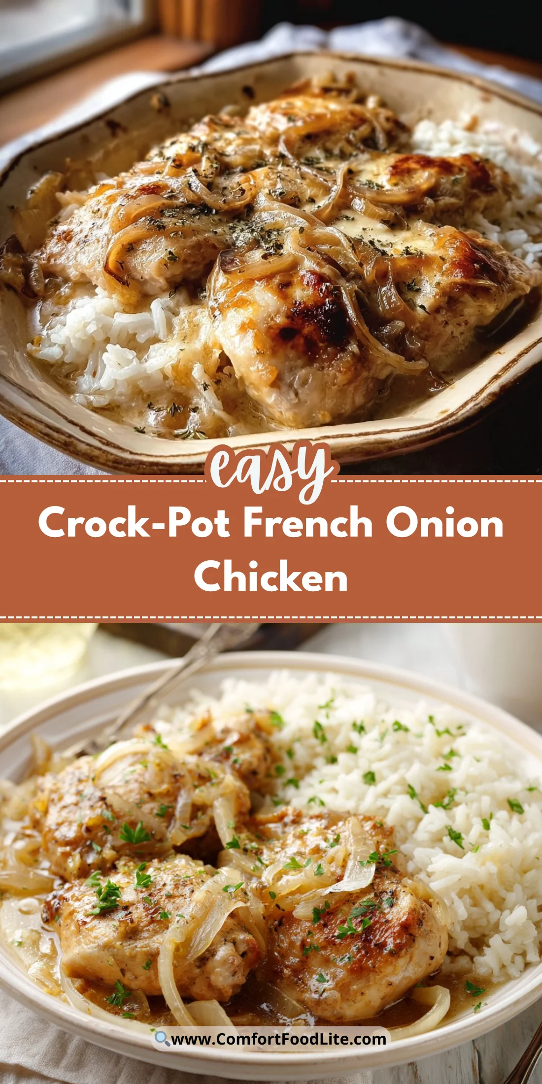 Crock-Pot French Onion Chicken