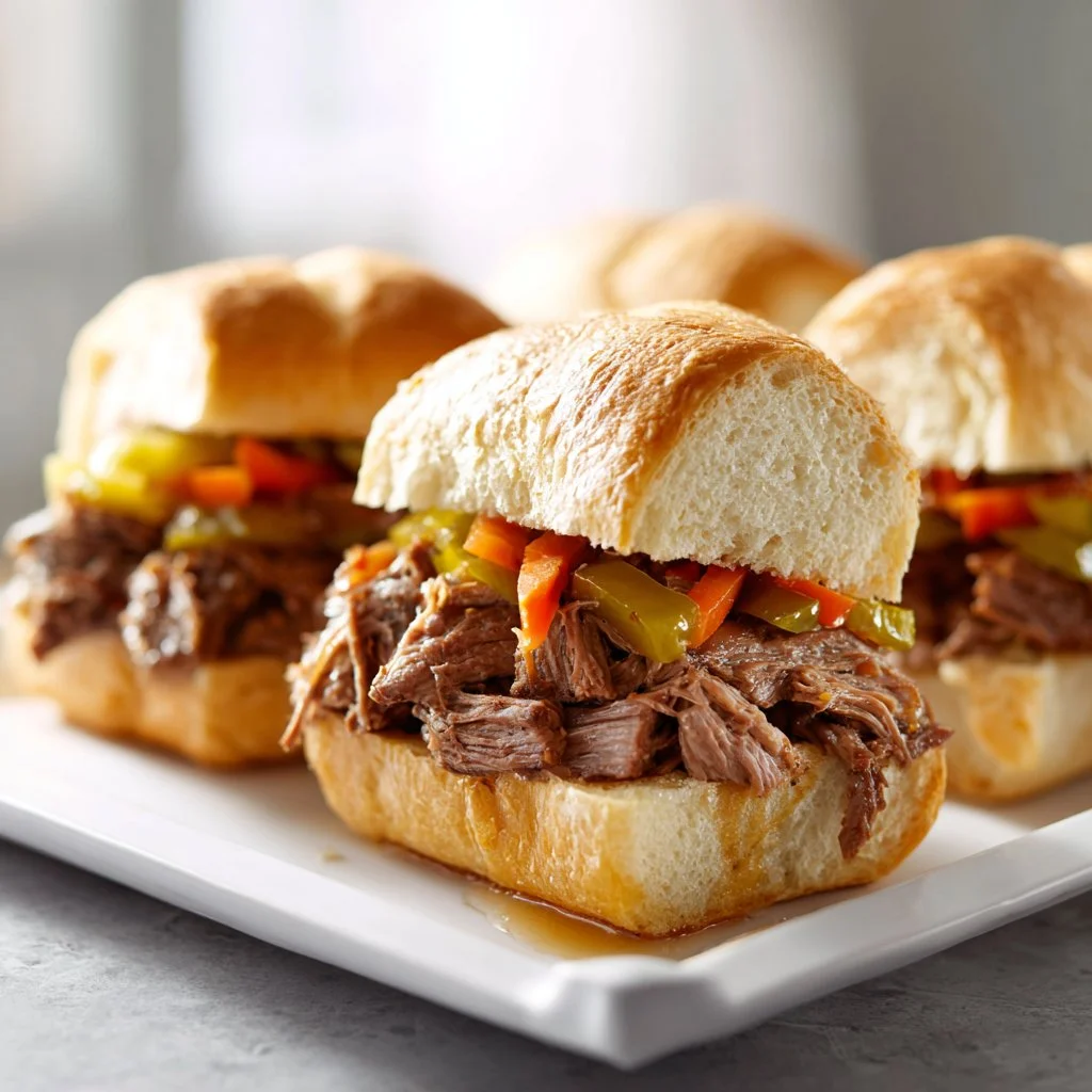 Crock-Pot Italian Beef Sandwiches