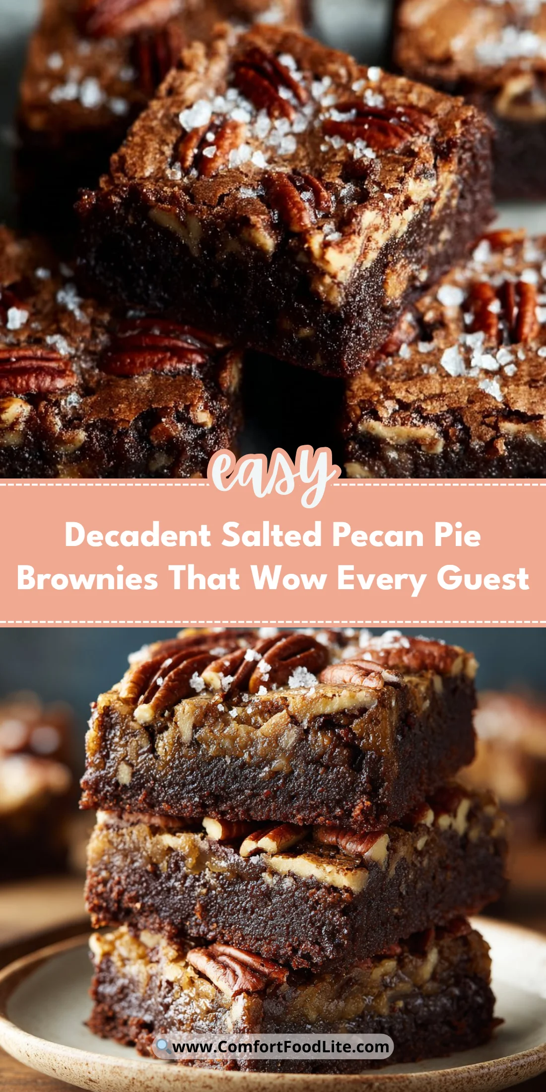 Decadent Salted Pecan Pie Brownies That Wow Every Guest