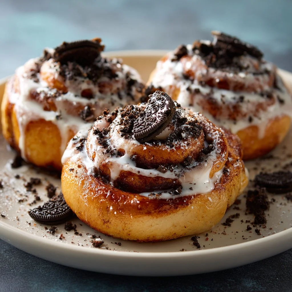 Delicious Cinnamon Rolls with Oreos for Instant Joy