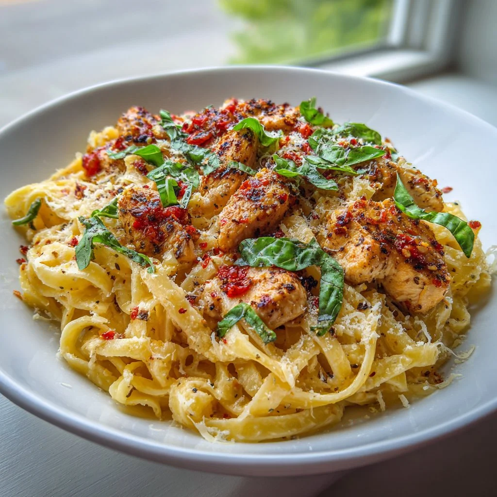 Easy Spicy Chicken Pasta