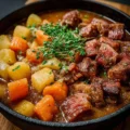 Gordon Ramsay's delicious Irish Lamb Stew with vegetables and herbs