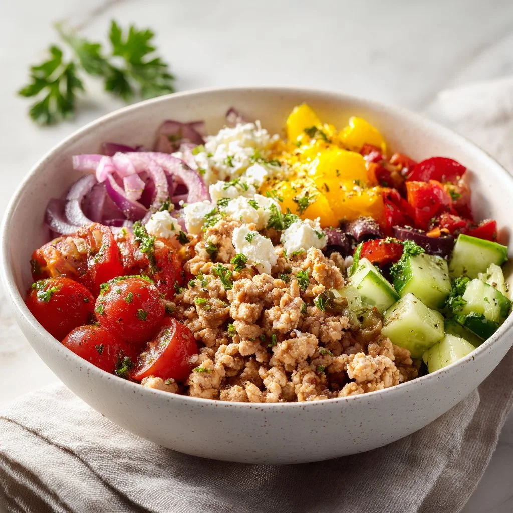 Greek Turkey Power Bowls