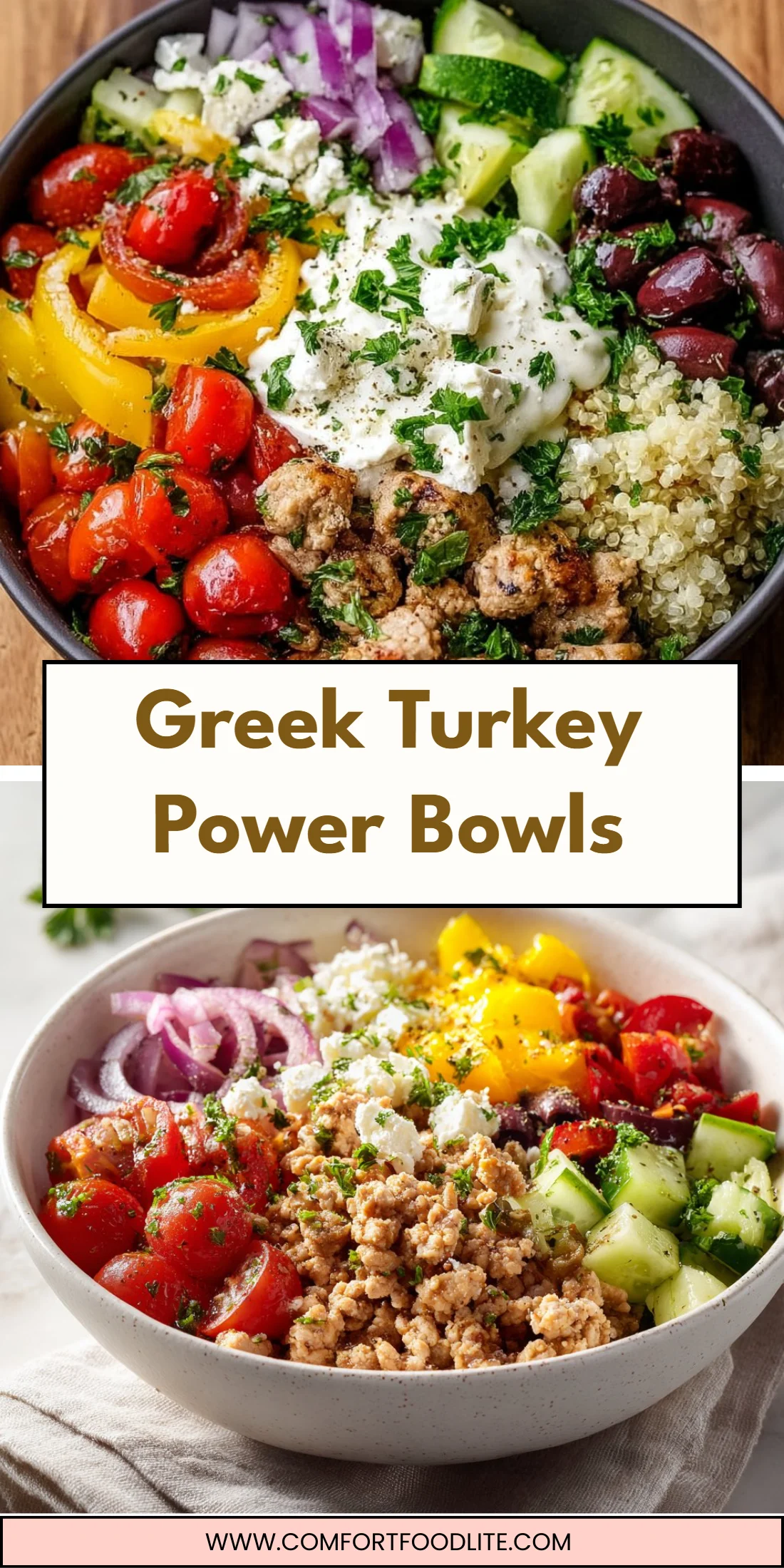 Greek Turkey Power Bowls