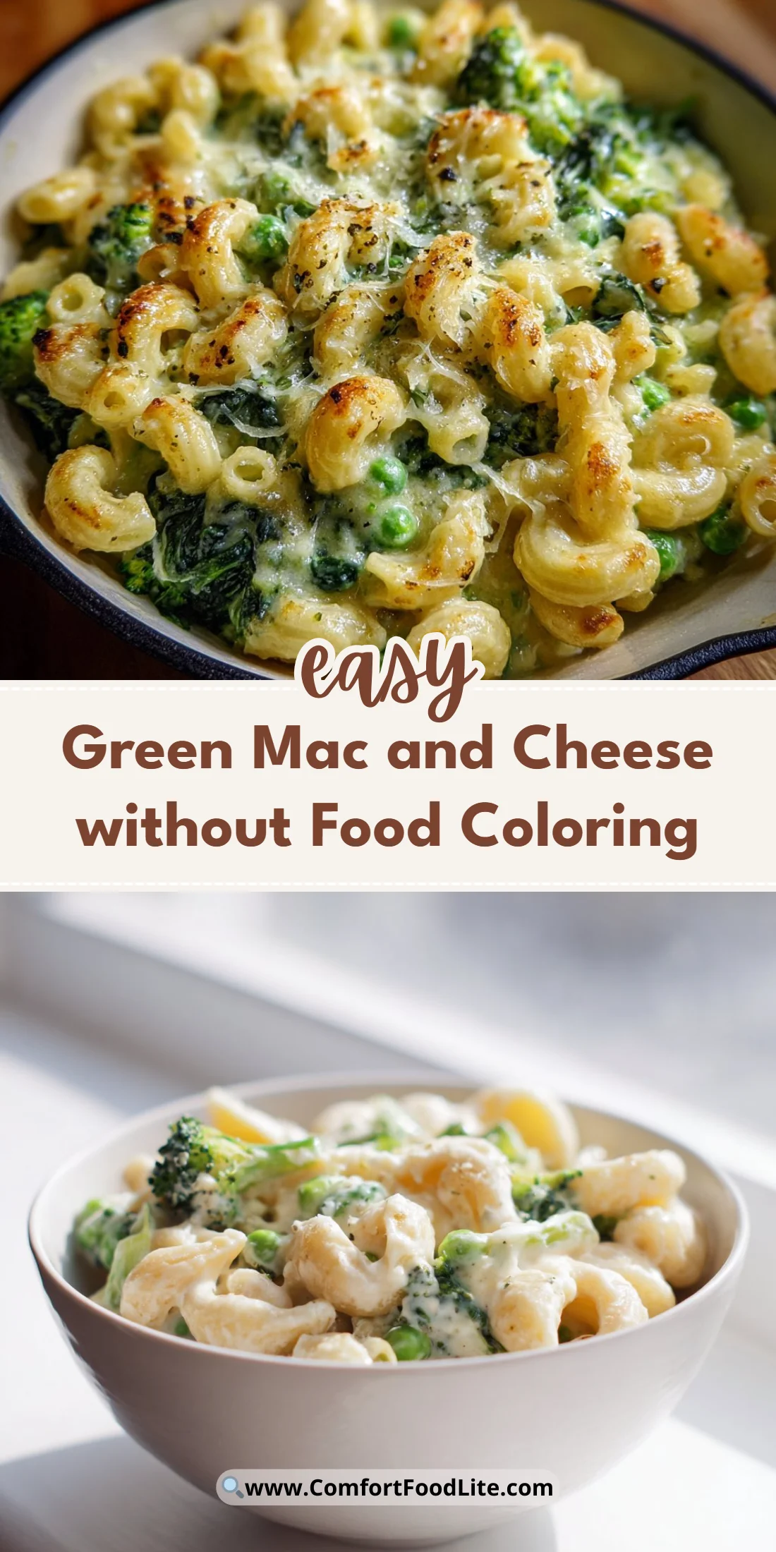 Green Mac and Cheese without Food Coloring