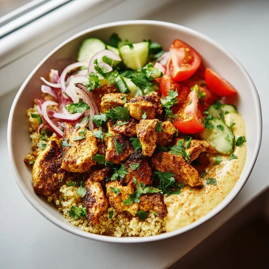 Healthy Chicken Shawarma Bowls