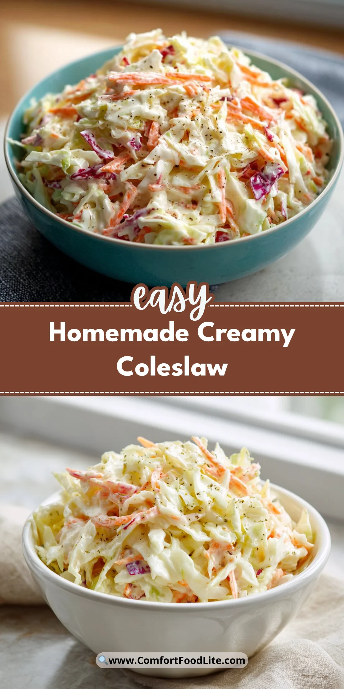 Homemade Creamy Coleslaw