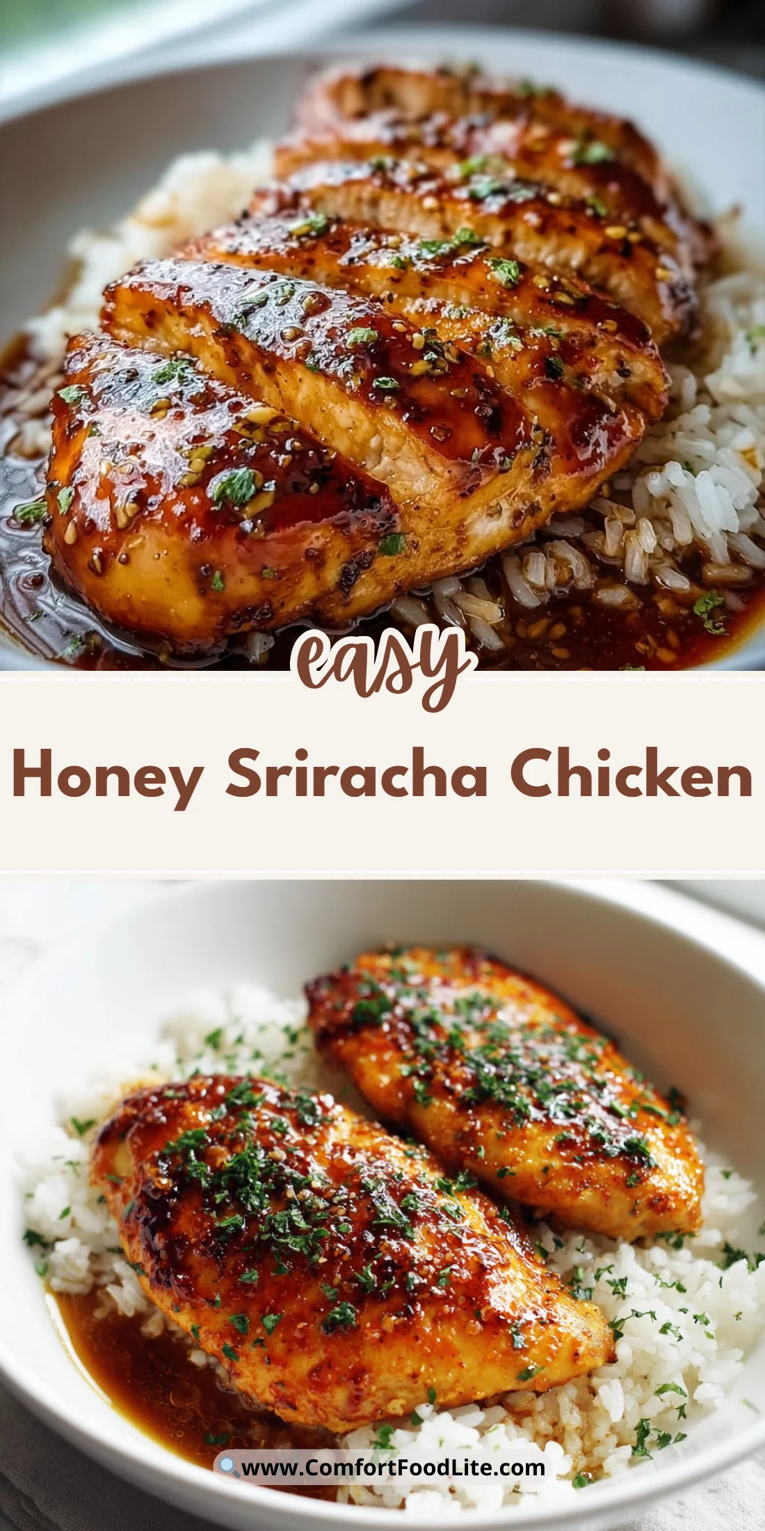 Honey Sriracha Chicken