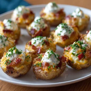 Crispy Irish potato bites served with dipping sauce.