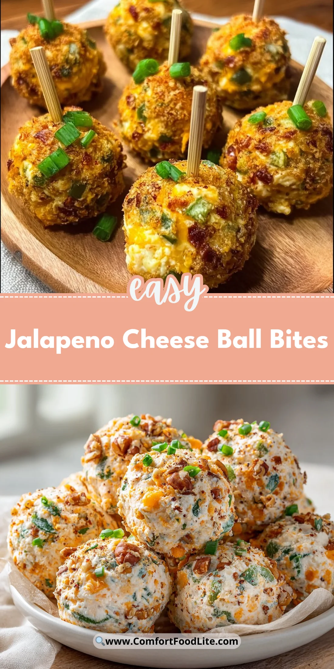 Jalapeno Cheese Ball Bites
