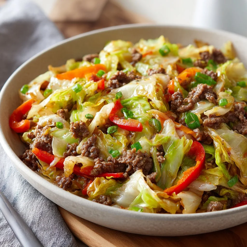 Lean Beef & Cabbage Skillet