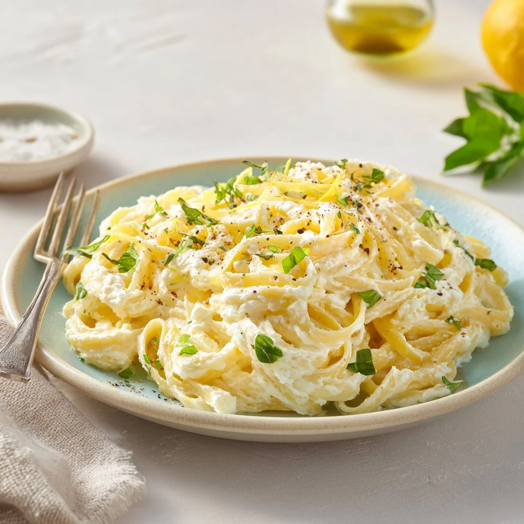 Lemon Ricotta Whipped Pasta