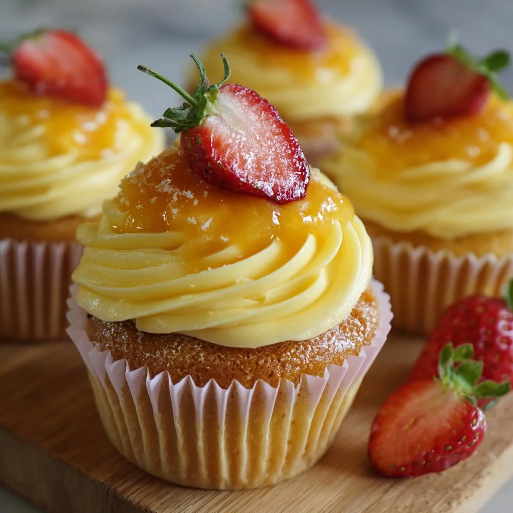 Mango Strawberry Sunset Cupcakes: A Delightful Recipe!