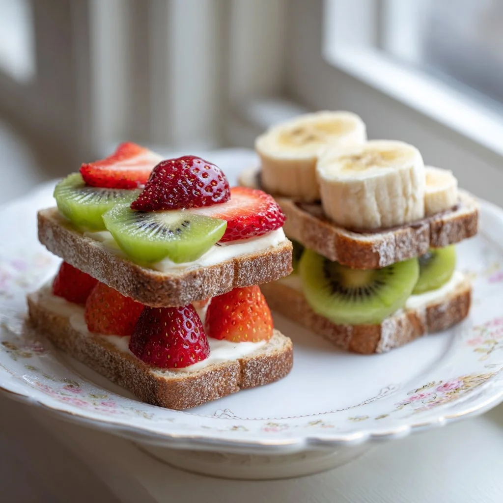 Miffy-Style Fruit Sandwiches