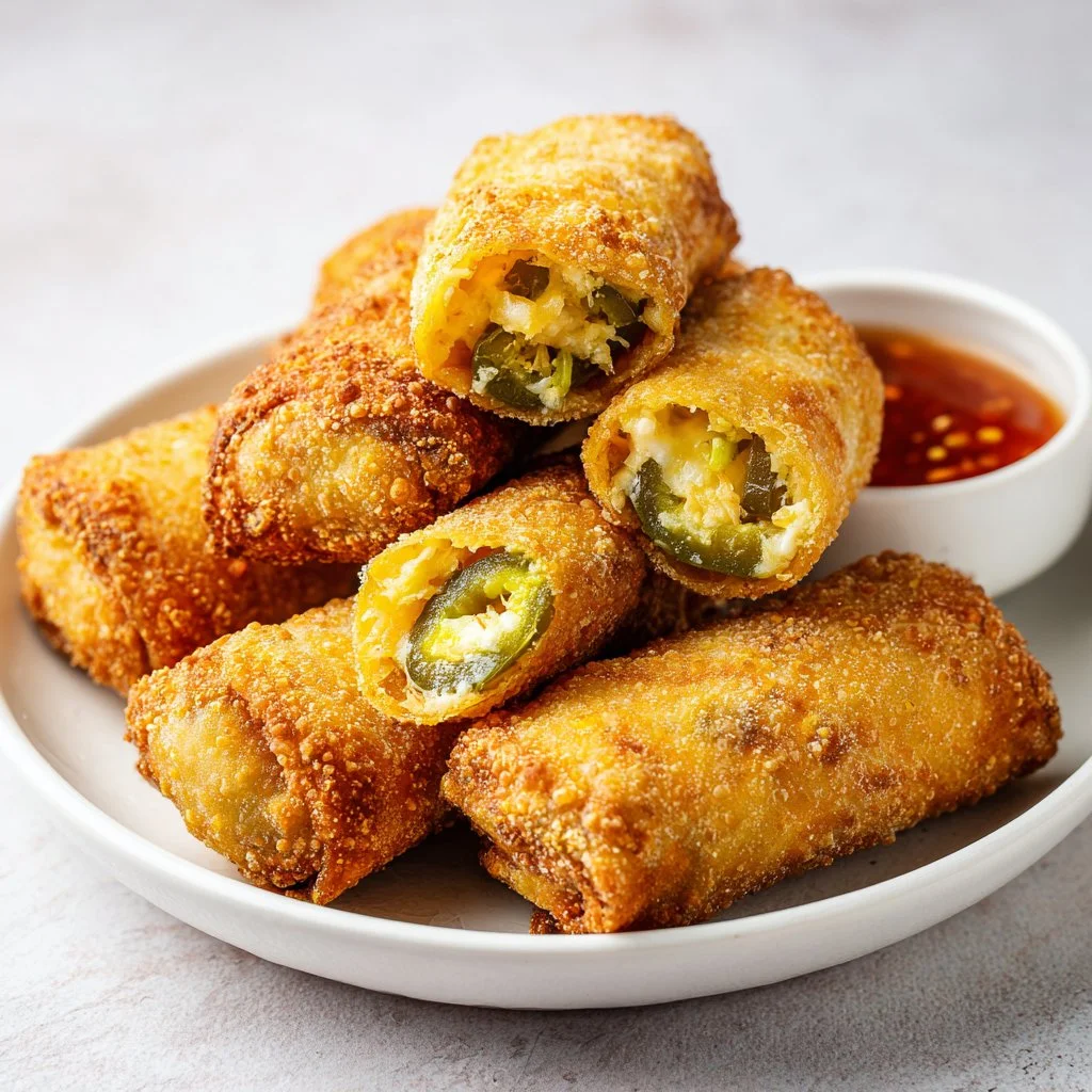 Mini Jalapeño Popper Egg Rolls