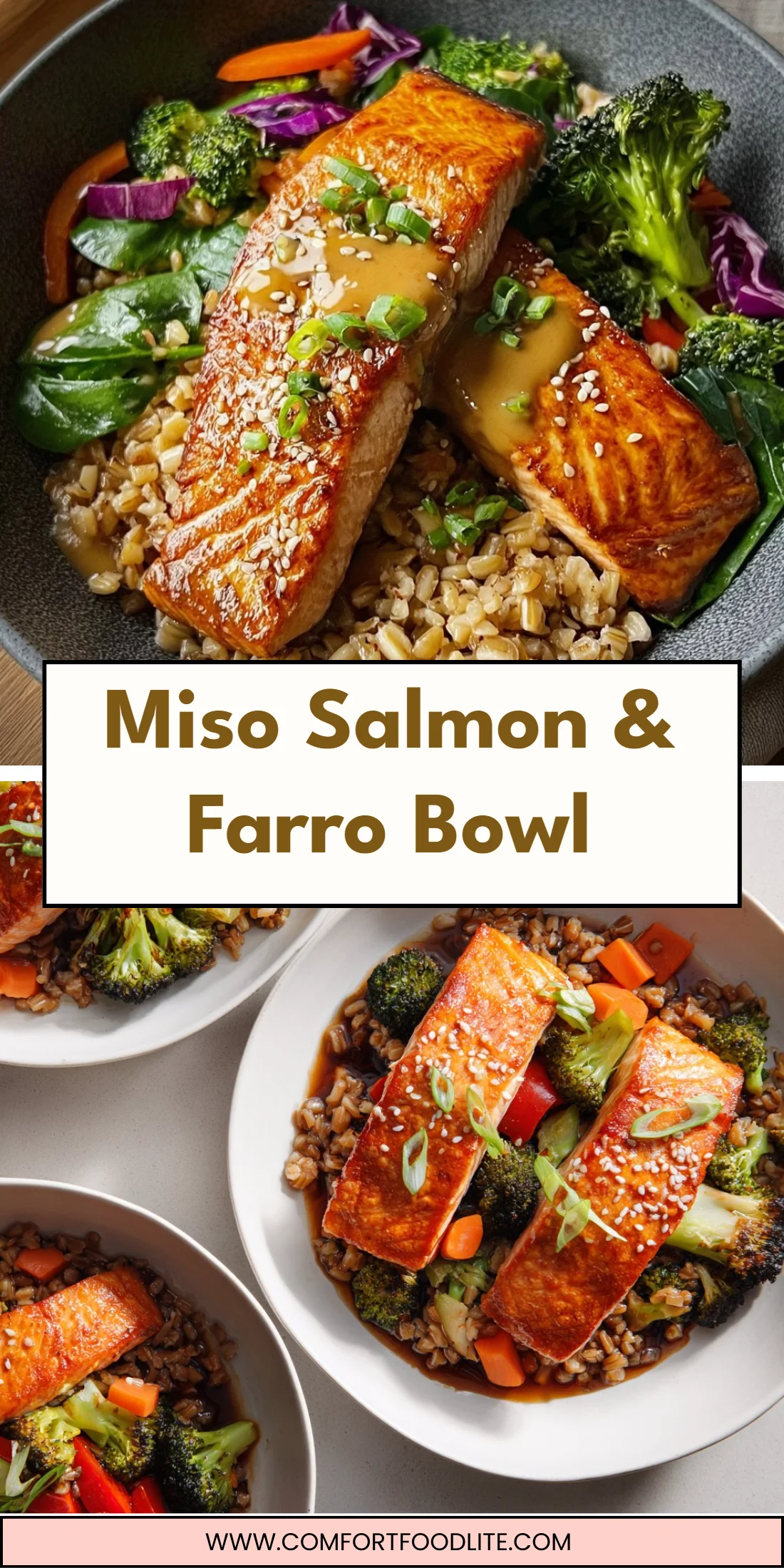 Miso Salmon & Farro Bowl