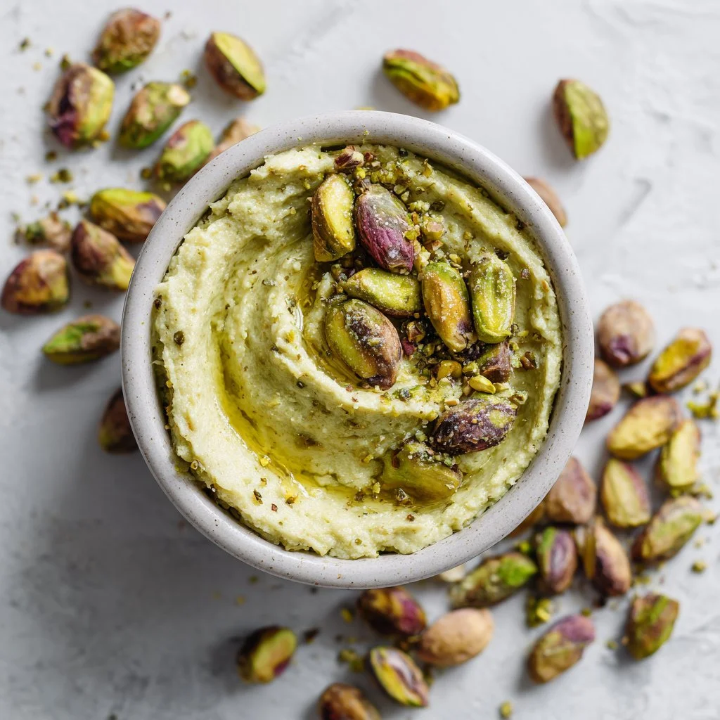 Pistachio Butter & Tahini Swirl