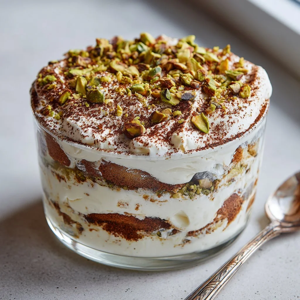 Pistachio Tiramisu