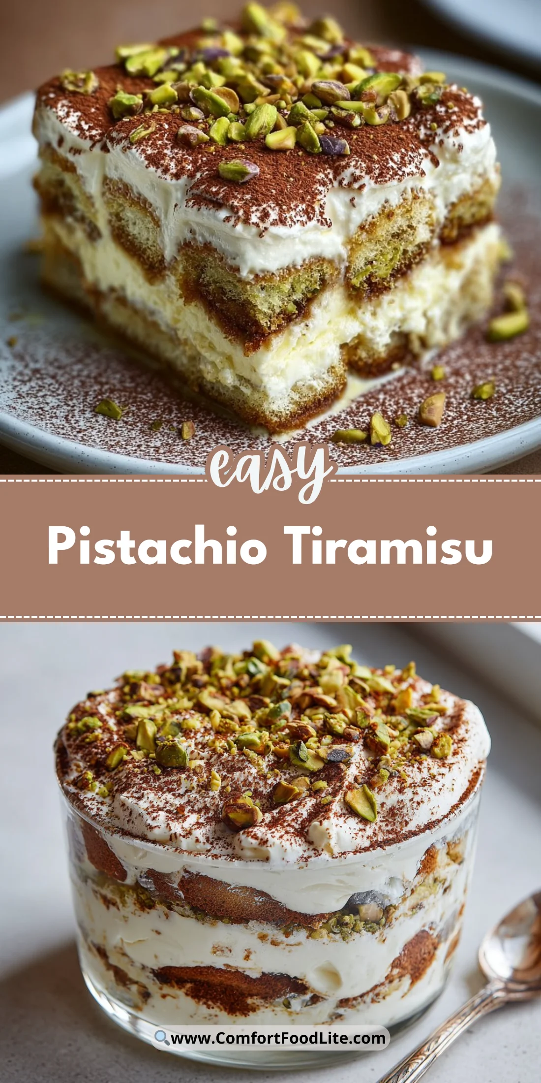 Pistachio Tiramisu